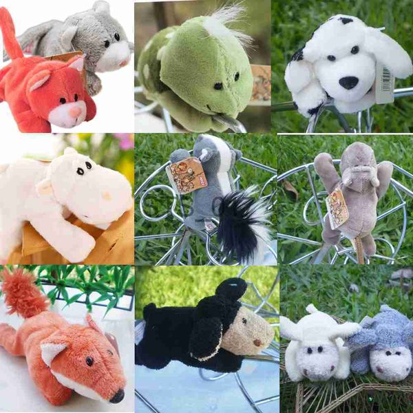 Magneti per il frigorifero Animali Magnete per il frigorifero Giocattoli di peluche Baby doll Bastone da frigorifero Giocattoli di peluche catton Animali di peluche Decorazione per adesivi murali x0731