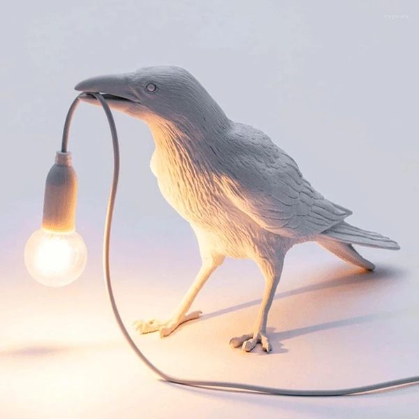 Настольные лампы светодиодные смола Lucky Bird Lamp Italian Designer NigH
