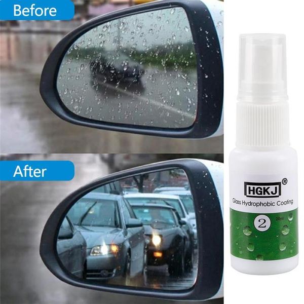 Ferramentas de limpeza de carros à prova d'água à prova d'água Anti-Fog Agent Coating Windshield Trowview Mirror Windows Spray Spray HGKJ-2-20ML2491