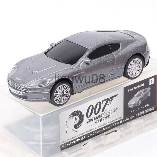 Diecast Model Cars Suntory Mini Scale 50th James Bond 007 Aston Matin DBS Z8 Отвракайте Q лодочные дикалы игрушек модель автомобилей модель автомобиля для коллекции x0731