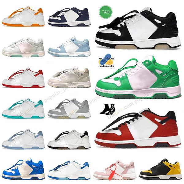 Fuori dall'ufficio Moda Tennis Designer Scarpe OOO Bianco Lusso Donna Uomo Air Sneakers Sport all'aria aperta Bassi Panda Rosa Verde Frecce Motivo Mocassini con piattaforma Force1 Trainer