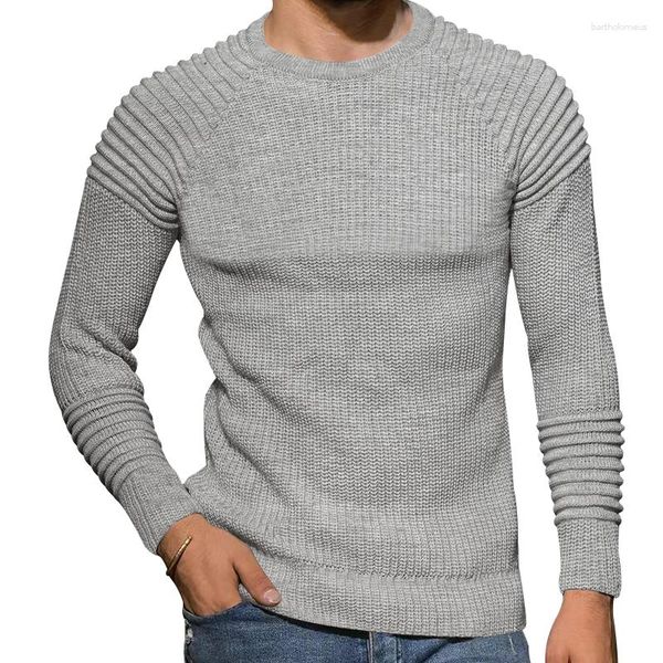 Maglioni da uomo 2023 Autunno girocollo maglione pullover manica lunga maglieria dall'Europa e dall'America