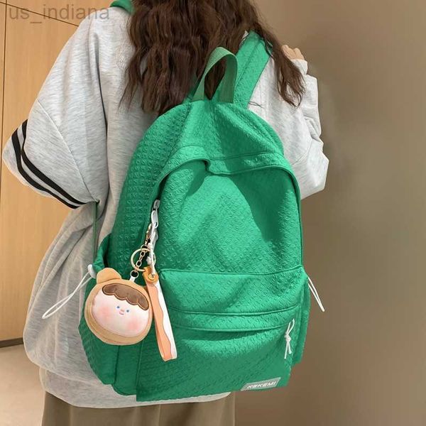 Borse da scuola JOYPESSIE Fashion Girl Zaino Cute Waterproof Schoolbag Youth Mochila Kaii School Bag Zaino nero Borsa a tracolla da donna Z230801