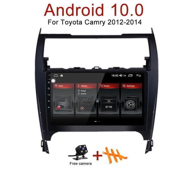 10 1 Polegada Touch Screen Android Car Video Radio para Toyota CAMRY 2012-2014 EUA GPS Navigation Stereo220A