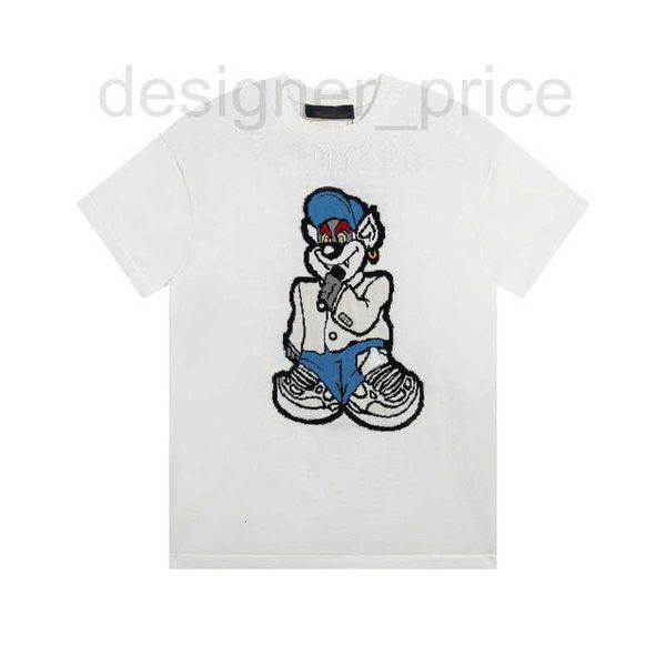 T-shirt da uomo Designer New Stylist T-shirt manica corta in tessuto lavorato a maglia di cotone Summer Hip Hop Camicia casual da donna di lusso DYMY