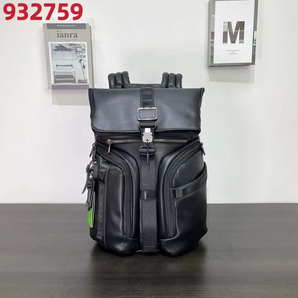 Day Packs Zaino impermeabile in pelle piena Uomo 932759d Roll Top Fashion Business Travel Computer 230731