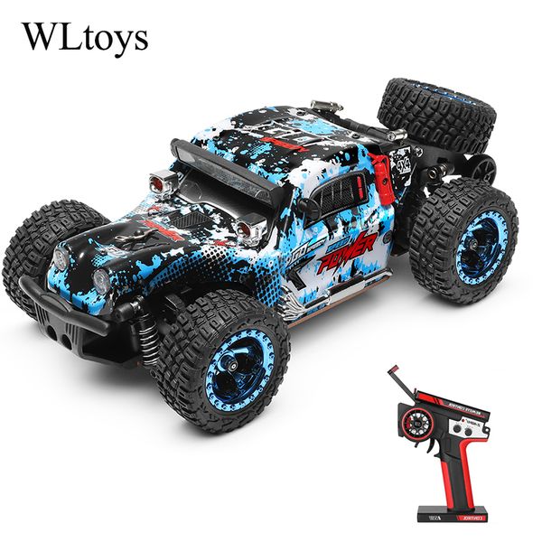 ElectricRC CAR EST WLTOYS 284161 128 со светодиодными фонарями 24G 4WD 30 км.