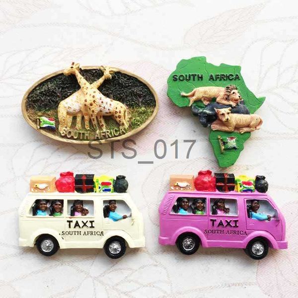 Kühlschrankmagnete, Weltreise-Kühlschrankmagnet, Souvenir, Südafrika, LionTAXI, Kenia, Giraffe, Kühlschrankmagnete, Aufkleber, Küche, Landhandwerk x0731