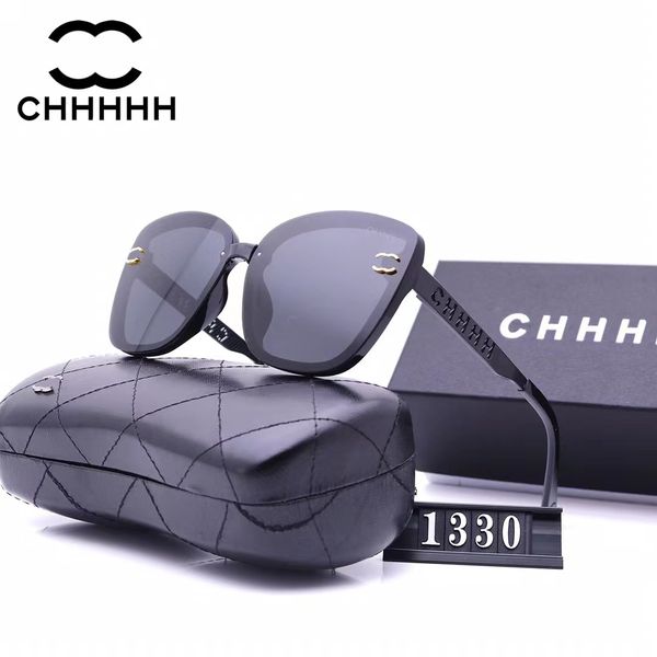 Óculos de sol, óculos de sol de grife para mulheres, óculos de sol masculinos, óculos de sol retro, óculos de sol de alta qualidade com caixa 1330
