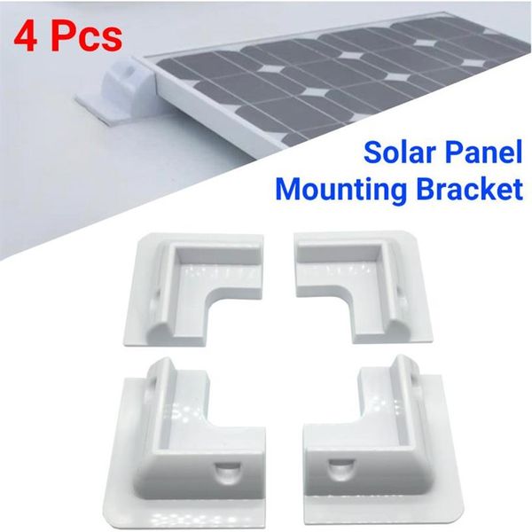 RV Top Dach Solar Panel Montage Befestigungs Halterung Kit ABS Unterstützung Halter Für Wohnwagen Camper Boot Yacht Wohnmobil ATV Parts252o