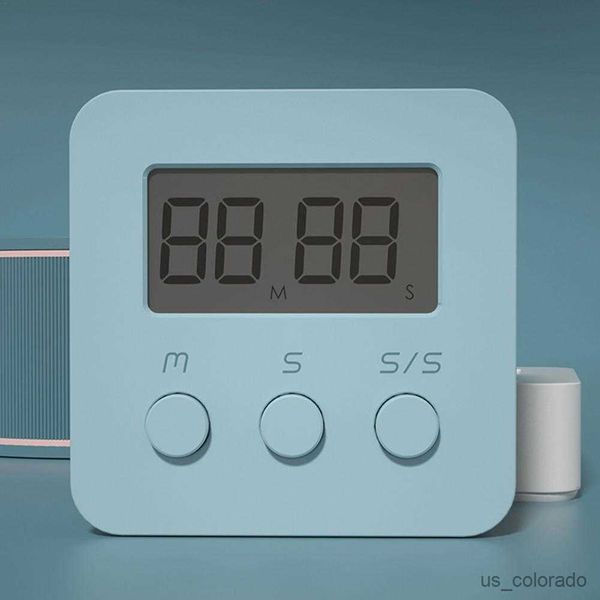 Temporizadores Digital Timer Dígitos Contagem regressiva Temporizador de cozinha Temporizador de alarme alto com Display Contador de alto-falante para Cozinha Jogo Exercício Office R230731