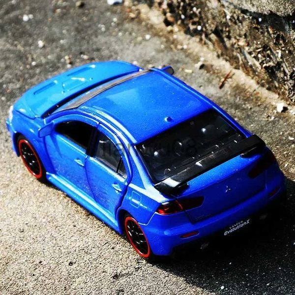 Diecast Model Cars Lancer x 132 Diecast Model Cars Miniature Evolution JDM Metal автомобиль детские игрушки для мальчиков Коллекция детских подарков Hottoys x0731