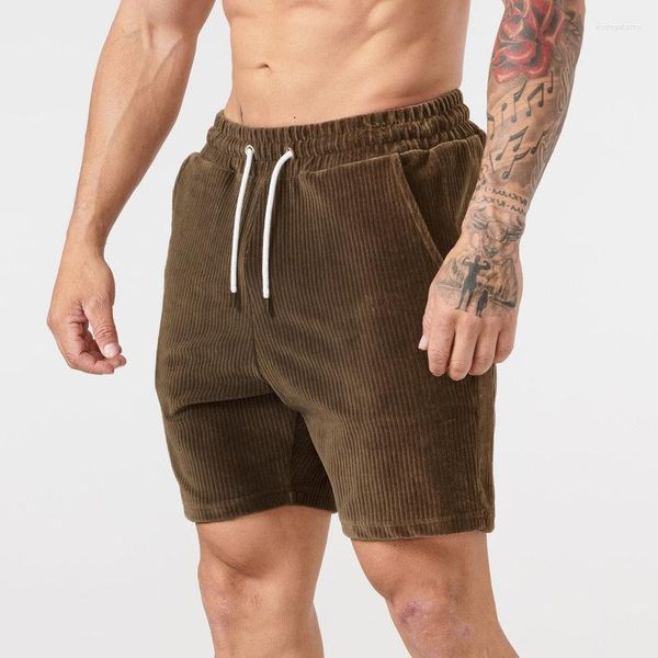 Herren-Shorts, Straßenkleidung, vertikales Muster, Sommer, lässig, Jogger, Fitness, Sport, Capris