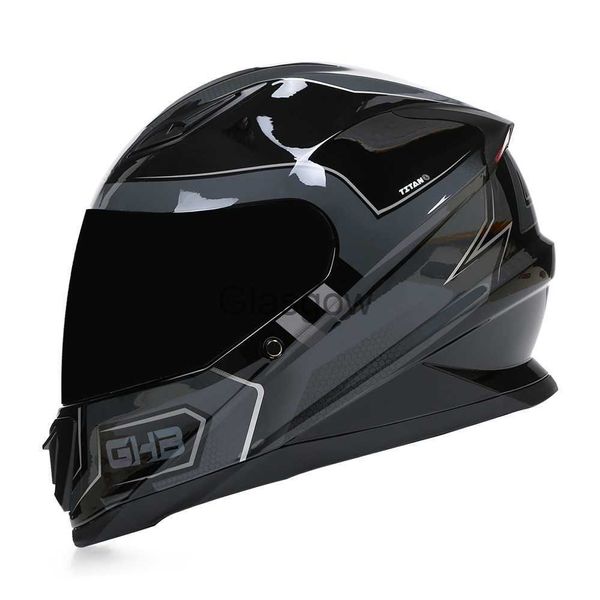 Motorradhelme 2023 Motorradhelm Integralhelm Cascos Safety Riding Casque Einzelvisier Motociclistas Capacete Street Riding Kask DOT Approved x0731