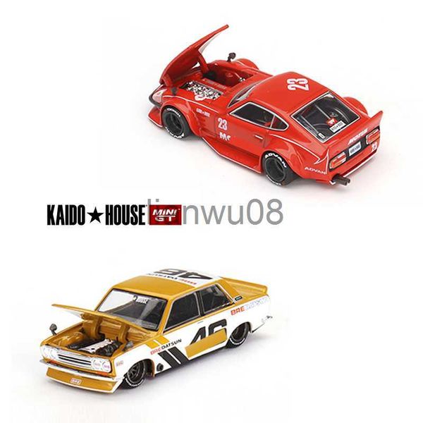 Diecast Model Cars Mini Gt Kaido House 164 Model Car Datsun Fairlady Z сплав сплав открытый дверь Diecast автомобиль x0731