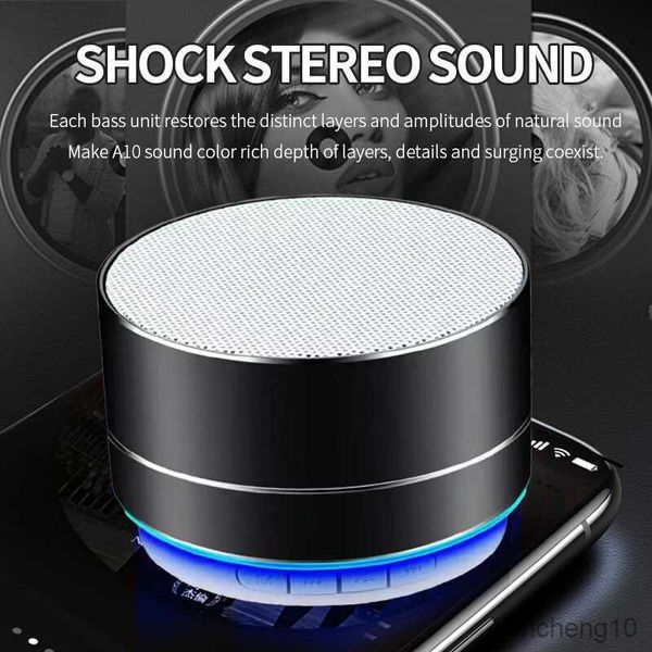 Altoparlanti portatili Wireless Bluetooth Audio Telefono cellulare Subwoofer Mini Card Computer Outdoor Portable Sound Load Spray High R230731