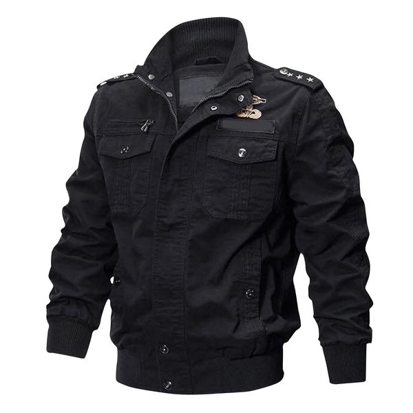 Herren Jacken Herren Special Forces Jacke Einfarbig Mode Denim Mantel Outwears Windjacke Motorrad 231031