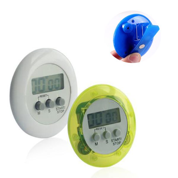 5 Colori Elettronica Rotonda Timer Conto Alla Rovescia Allarme Desktop Digital Home Kitchen Calculagraph Time Meter Strumento di Cottura