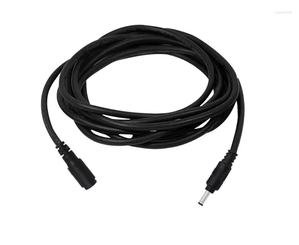 Удлинительный кабель питания Neye постоянного тока, разъем 5,5 мм x 2,1 мм, штекер для камеры видеонаблюдения, черный, 16,5 футов, 5 м