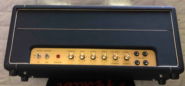 Custom MARSH Style 50-ваттный плексигласовый тональный клапан Super Lead Head 1987X Accept Amp OEM ecc83s*3; el34*2 Tubes Grand Amp Tone