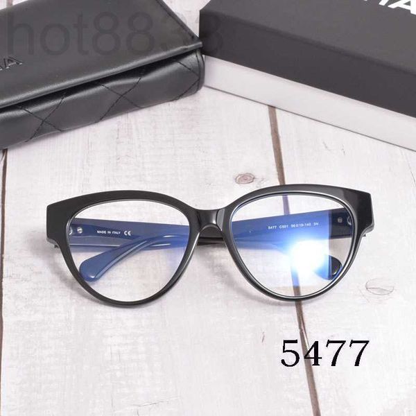 Montature per occhiali da sole Occhiali firmati 5477 Piastra Cat's Eye possono essere dotati di miopia e resistente alla luce blu KZDC