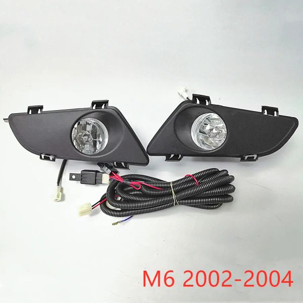 Accessori auto parti della carrozzeria gruppo fendinebbia L e R con set di cavi per Mazda 6 dal 2002 al 2005