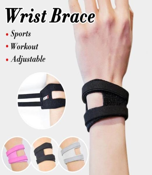 1 par portátil ajustável fino esportes yoga faixa de pulso fitness proteção contra entorse dor macia para tfcc rasgo cinta ulnar fix8554574