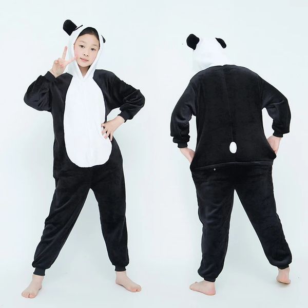 Pyjamas Panda Pyjamas Onesies Einhorn für Kinder Baby Mädchen Pyjamas Jungen Nachtwäsche Tier Tiger Esel Licorne Onesie Kinder Overalls 231031