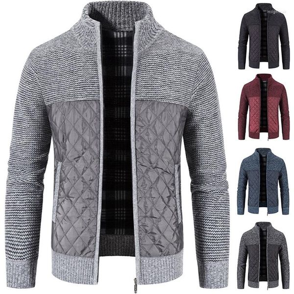 Camisolas masculinas Roupas masculinas Autumn/Winter Coat de estilo espesso de lã quente tendência
