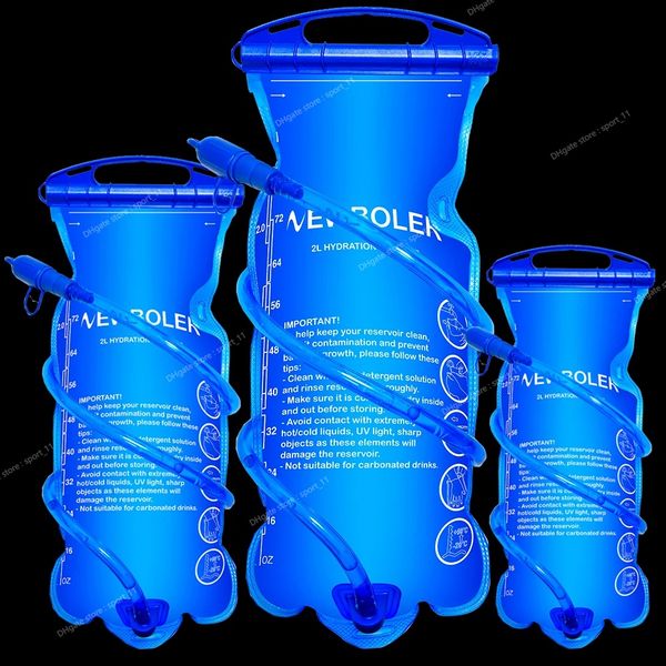 Bexiga de água Reservatório de água Pacote de hidratação Bolsa de armazenamento BPA Free - 1L 1.5L 2L 3L Colete de hidratação para corrida Mochila acampamento nbsp;
