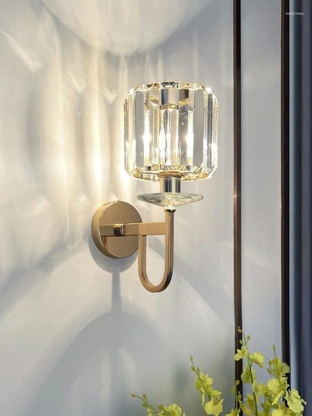 Wandlampen Moderner Stil Antike Badezimmerbeleuchtung Led Sechseckige Lampe Schlafzimmer Dekor Küche Wohnheim Zimmer Kerze