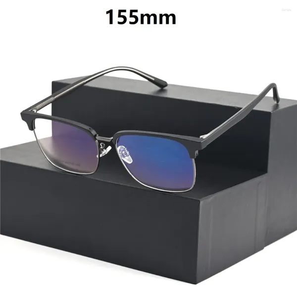 Солнцезащитные очки Rockjoy, 155 мм, большая оправа для очков, мужские очки для чтения, мужские очки с защитой от синего света, большие очки для бровей 0 150
