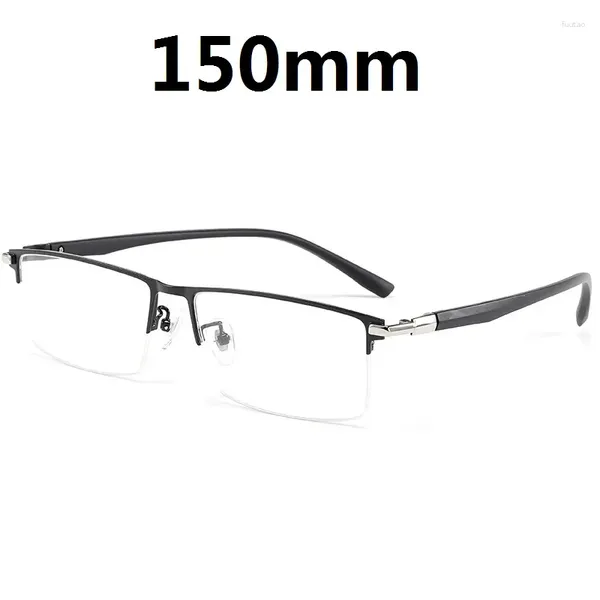 Солнцезащитные очки Cubojue 150 мм, большие мужские очки, оправа, очки для чтения, мужские очки с защитой от синего света, полубезободковые очки по рецепту