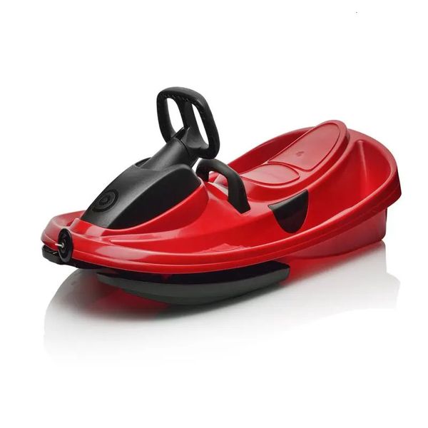 Sledding Stratos Bobschlitten für 2 Personen, steuerbarer Schneeschlitten, Alter 3, Rot, 231101