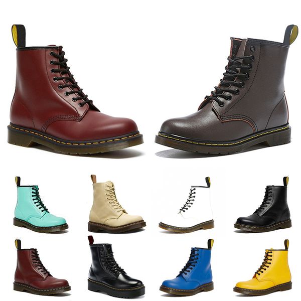 Botlar Martin Designer Boots Motosiklet Botları Moda Chelsea Boots Kadın Orta Uzunluk Platform Botlar 36-44