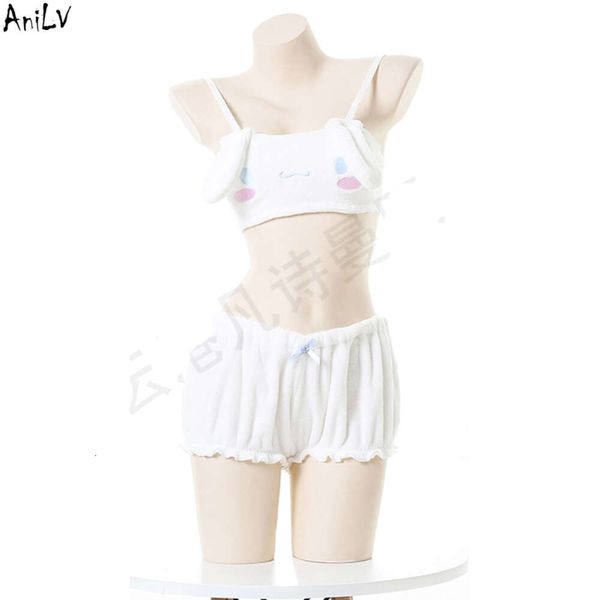 Ani Cartoon Anime Kawaii Mädchen Pamas Nachtwäsche Kostüm Niedlichen Häschen Kaninchen Badeanzug Uniform Pool Party Cosplay Cosplay