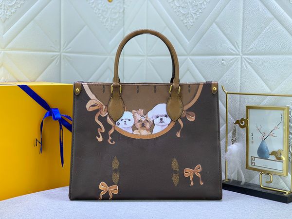 Дизайнерские сумки Женские сумки Tote будут носить классическую норковую ручку Messenger Tote Fashion Metal Tote или локтевой ремень классическую сумку Crossbody красивую роскошную сумку 40 см