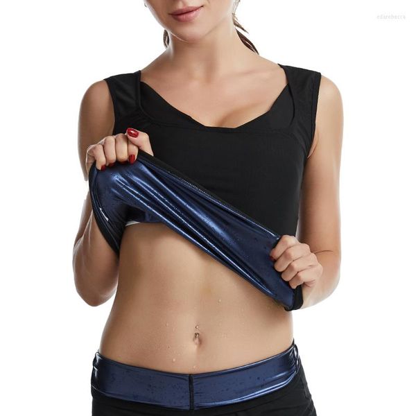 Kadın şekillendiricileri kadınlar kuşak sauna şekillendirici yelek bel eğitmeni gövdesi ter shapewear zayıflama korse spor salonu fitness üstleri antrenman gömlek