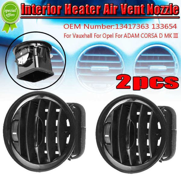 Neue 2 STÜCKE Autoinnenraumheizung A/C Air Vent Cover Outlet Grille Für Vauxhall Opel ADAM/CORSA D MK3 Air Conditioning Vents Trim Covers