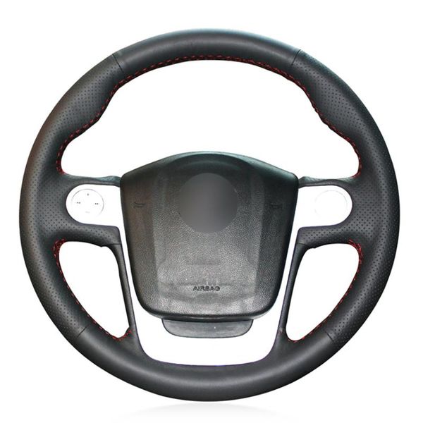 Coperchio del volante dello sterzo Black Fucice Coperchio per auto a mano in pelle Fuce a mano per Mg MG3 3 2010-2023 MG3SW 3SW 2023-2023Steering