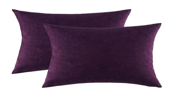 GIGIZAZA Copricuscini viola 45x45 50x50 per divano letto Decorazioni per la casa Fodere per cuscini per divano Camera da letto Federe di lusso 4523261