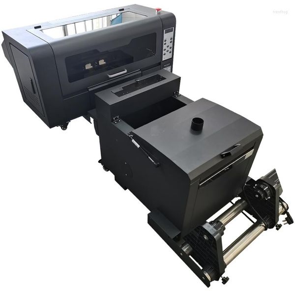 Direct to Film Tshirt Printing Machine Stampante Dtf Xp600 Head Powder Toner bianco agitante