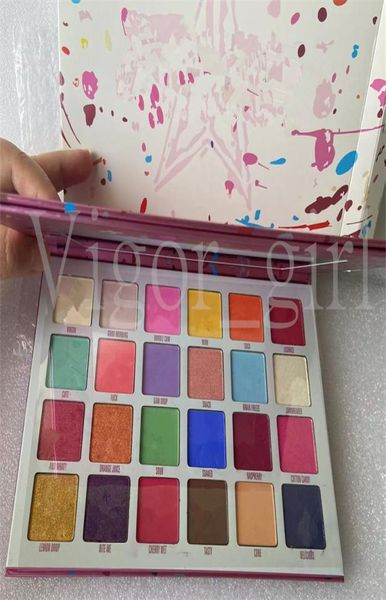 Qualidade original 24 cores sombra de olho cinco estrelas marca paleta de sombra menina compõem paletas fosco beleza cor olho cosméticos3979478