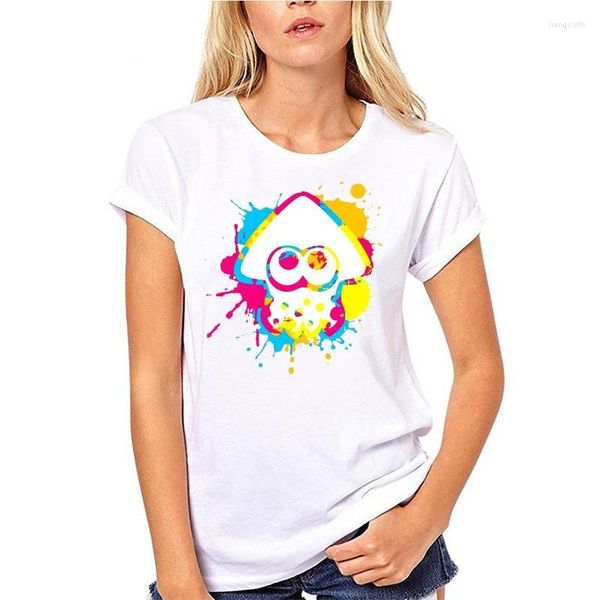 Herren-T-Shirts 2023 Ankünfte Inkling Color Ink Splat Splatoon Squid Switch Game Inspired Men Adult Tops Tee Streetwear Funny Women Cool