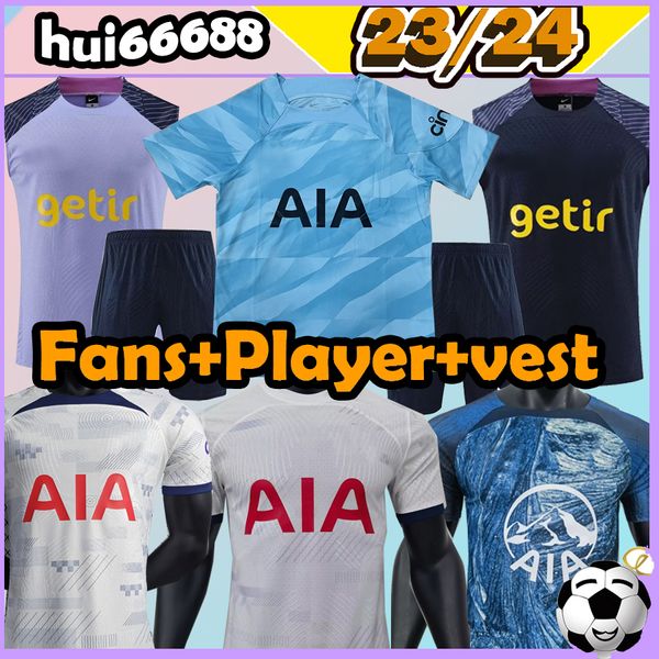 23/24 4XL Maglie da calcio KANE SON RICHARLISON GK giocatore di casa Maglia tuta Totten KULUSEVSKI PERISIC2023 2024 HOJBJERG colorato LUCAS BERGWIJN Maglia da calcio da uomo giocatore