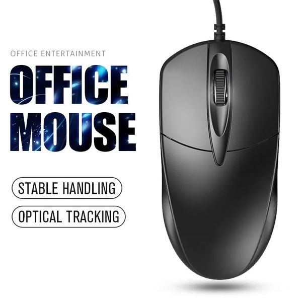 Mouse Mouse USB per computer cablato Mouse ottico Gamer PC Mouse portatile Mouse per uso domestico in ufficio 231101