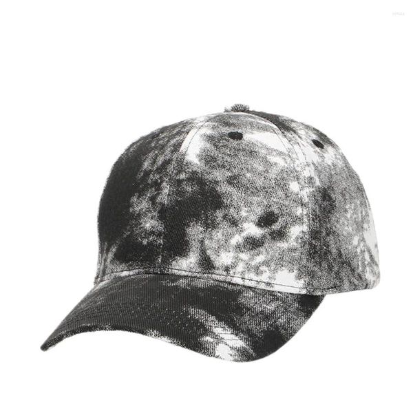Bola bonés 2023 chapéu tingimento boné de beisebol mulheres algodão tie-dye colorido snapback para menina moda kpop chapéus verão sol