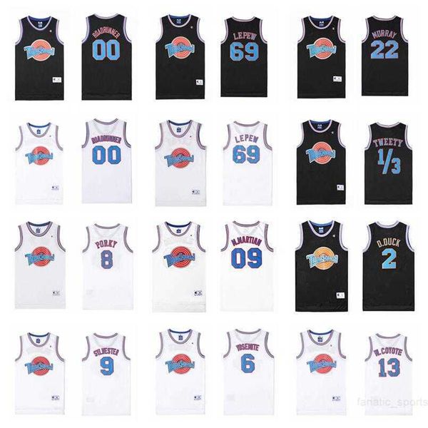 Space Jam Basketball Tune Squad Looney Tunes 13 Wile Coyote Jerseys 00 Roadrunner 6 Yosemite 8 Porky Pig 09 Marvin the Martian Sylvester