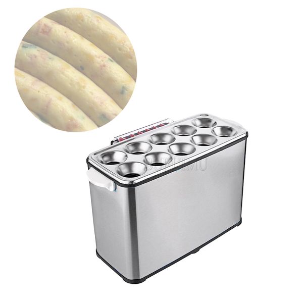 110 V/220 V Kommerziellen Eierwurst Brötchenkocher Elektrische Eier Hot Dog Kessel Dampfgarer Omelett Master Cup Frühstücksmaschine 10 Löcher