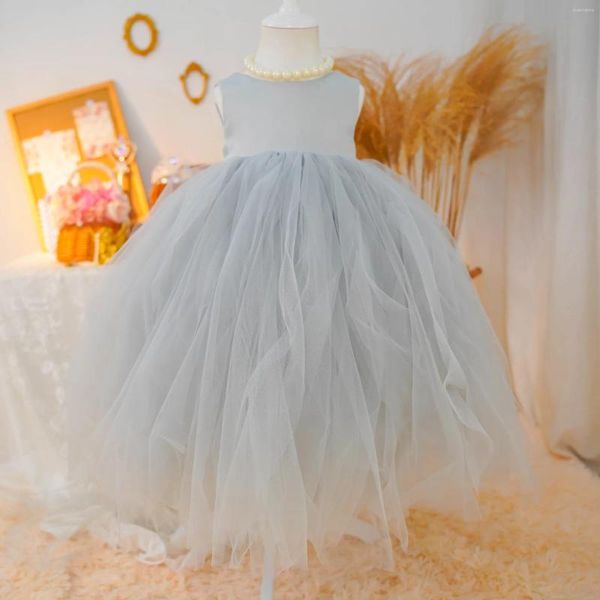 Mädchen Kleider Sommer 3-15 Jahre Mädchen Kleid Mit Großem Saum Spitze Tüll Hochzeit Party Tutu Flauschigen Kleid Für Kinder Abend Geburtstag 2023